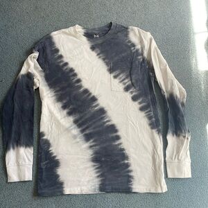 DSG Twitch + Allison Long Sleeve Tie Dye Tshirt with Pocket Size S